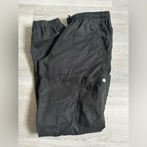 Size small black jogger scrub pants